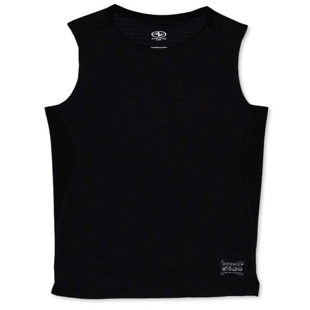 Athletic Works Boys Elevated Tank XS 4-5 New with Tags Rich Black DriWorks Nice